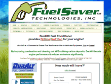 Tablet Screenshot of fuelsaverinc.com